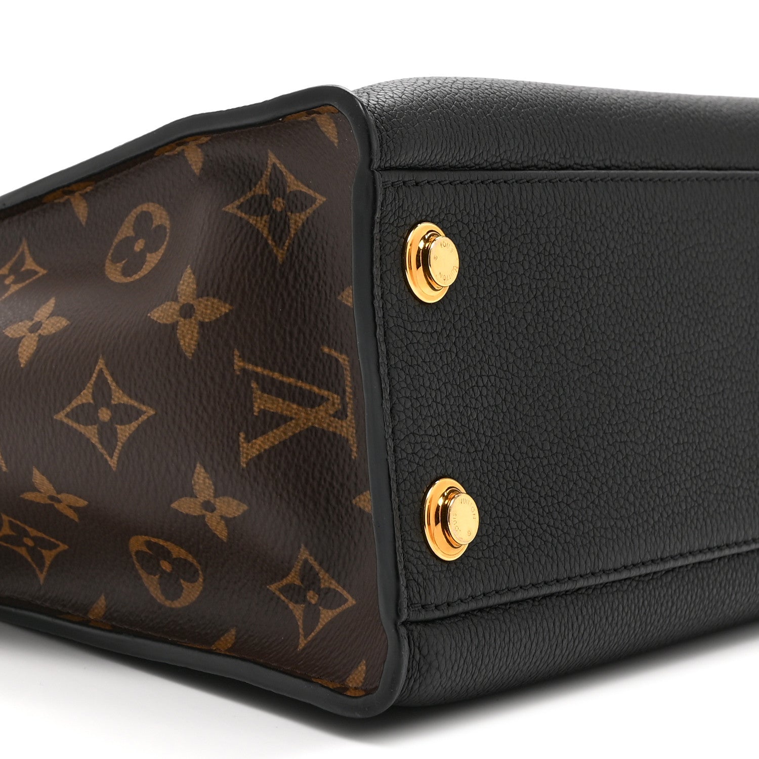 Louis Vuitton Calfskin Monogram On My Side PM Black 9 of 10