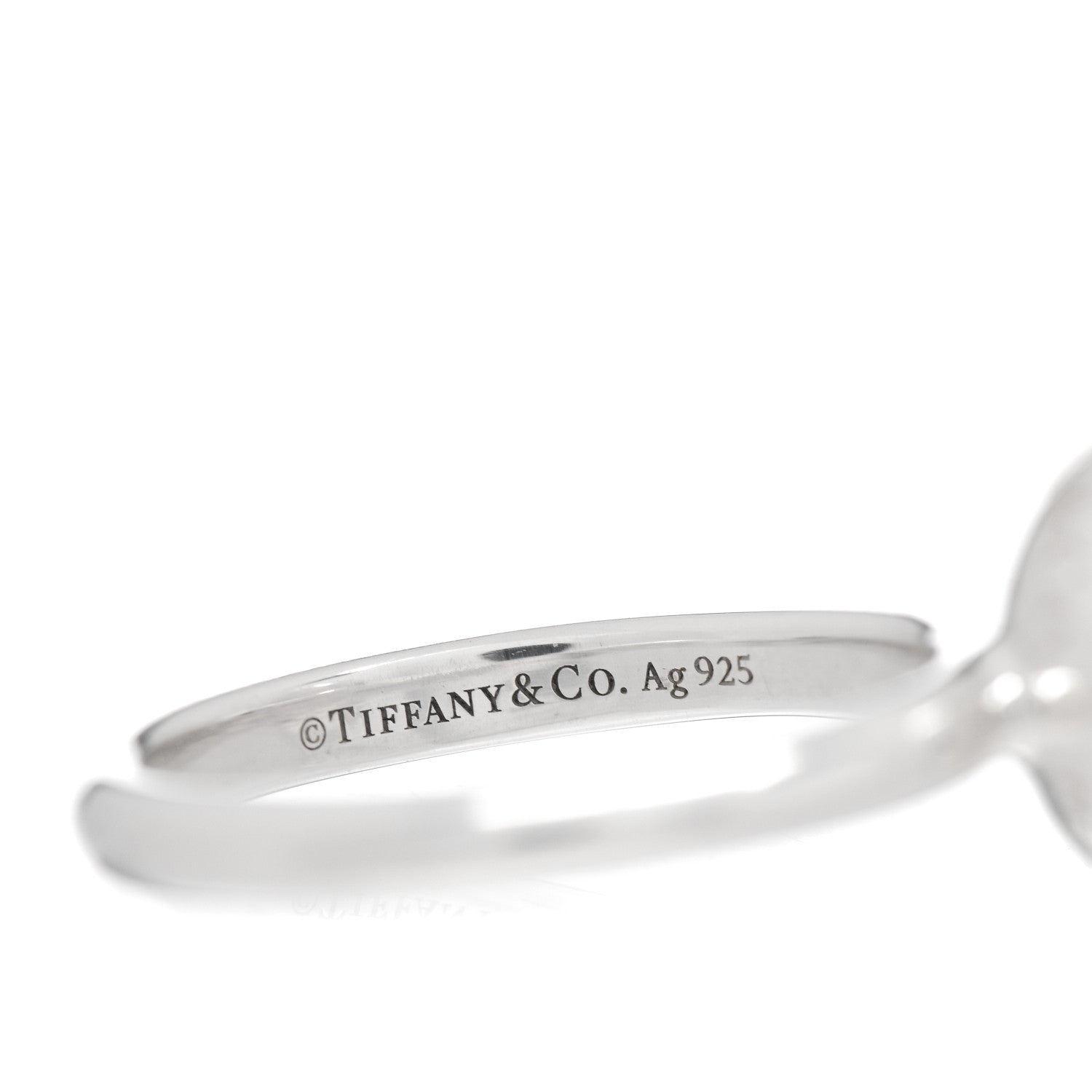Tiffany Sterling Silver 12mm HardWear Ball Ring 53 6.5 5 of 5