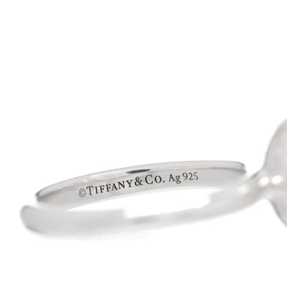 Tiffany Sterling Silver 12mm HardWear Ball Ring 53 6.5 5 of 5