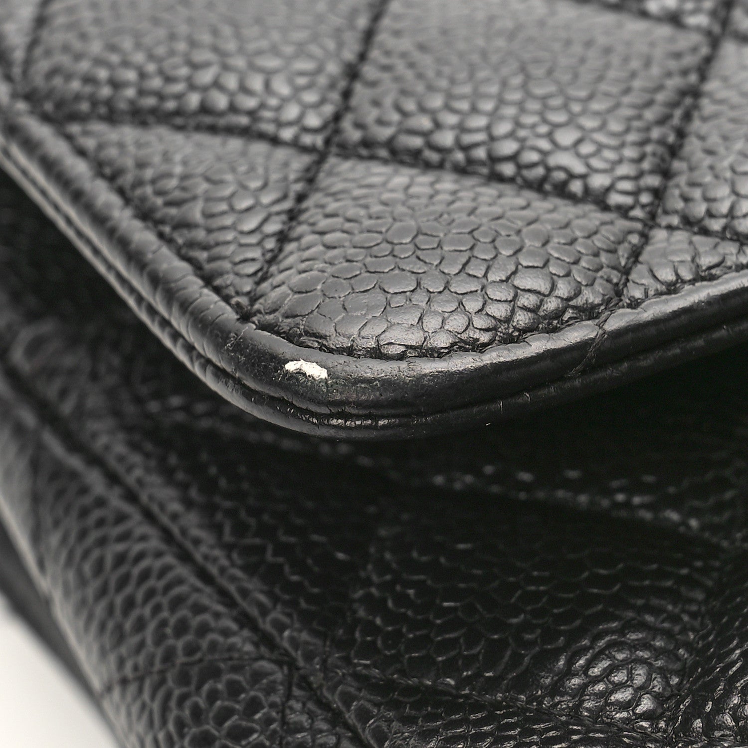 Chanel Caviar Quilted Medium Double Flap Black 9 of 11