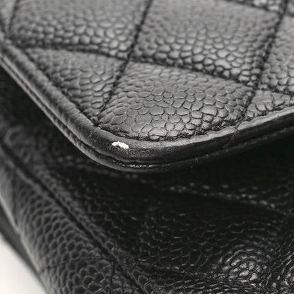 Chanel Caviar Quilted Medium Double Flap Black 9 of 11