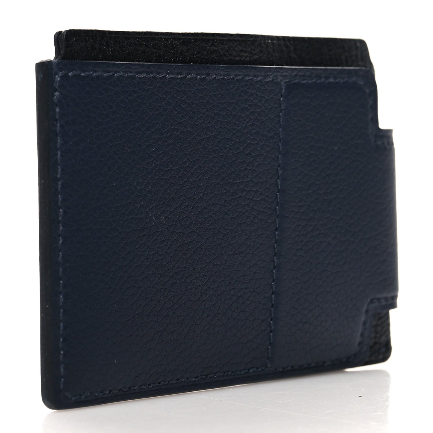 Allegretto Chevre Mysore H Sport 3CC Card Holder Case Bleu Nuit Black