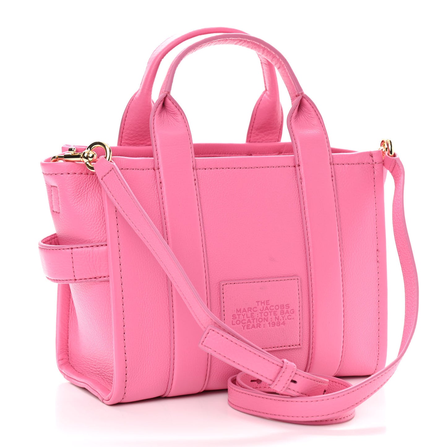 Grained Calfskin Small The Tote Bag Pink