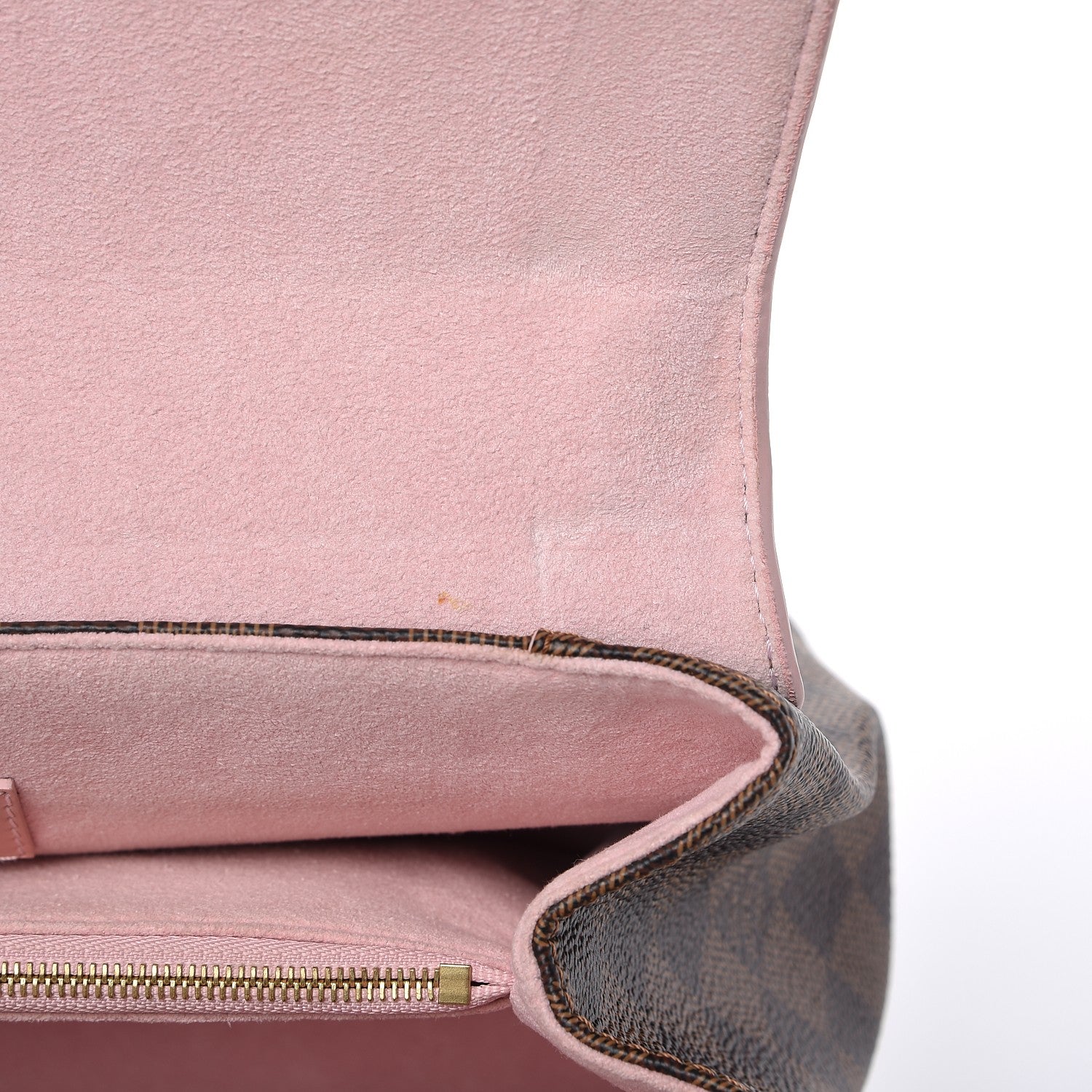 Louis Vuitton Damier Ebene Caissa Clutch Rose Ballerine 7 of 7