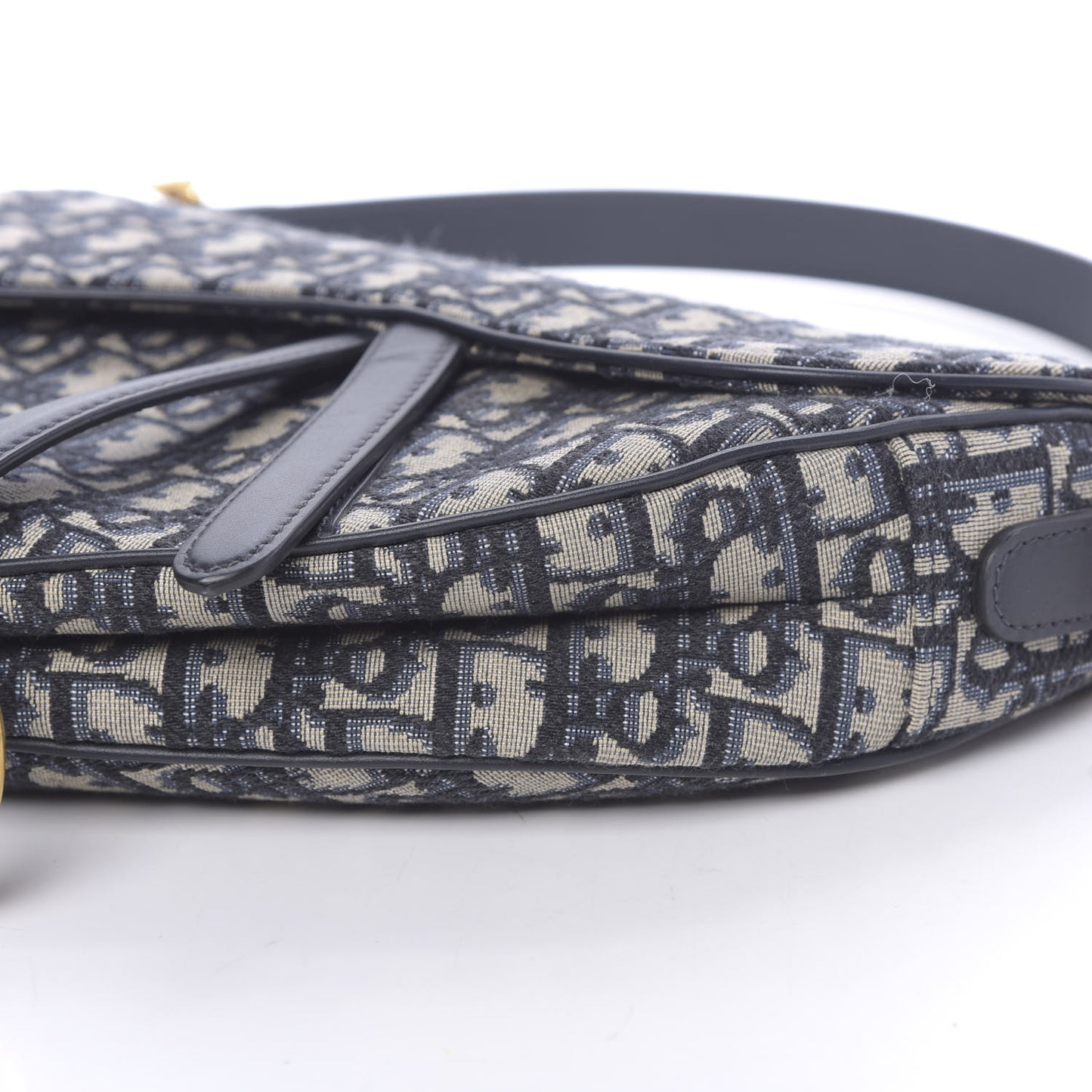 Oblique Saddle Bag Blue