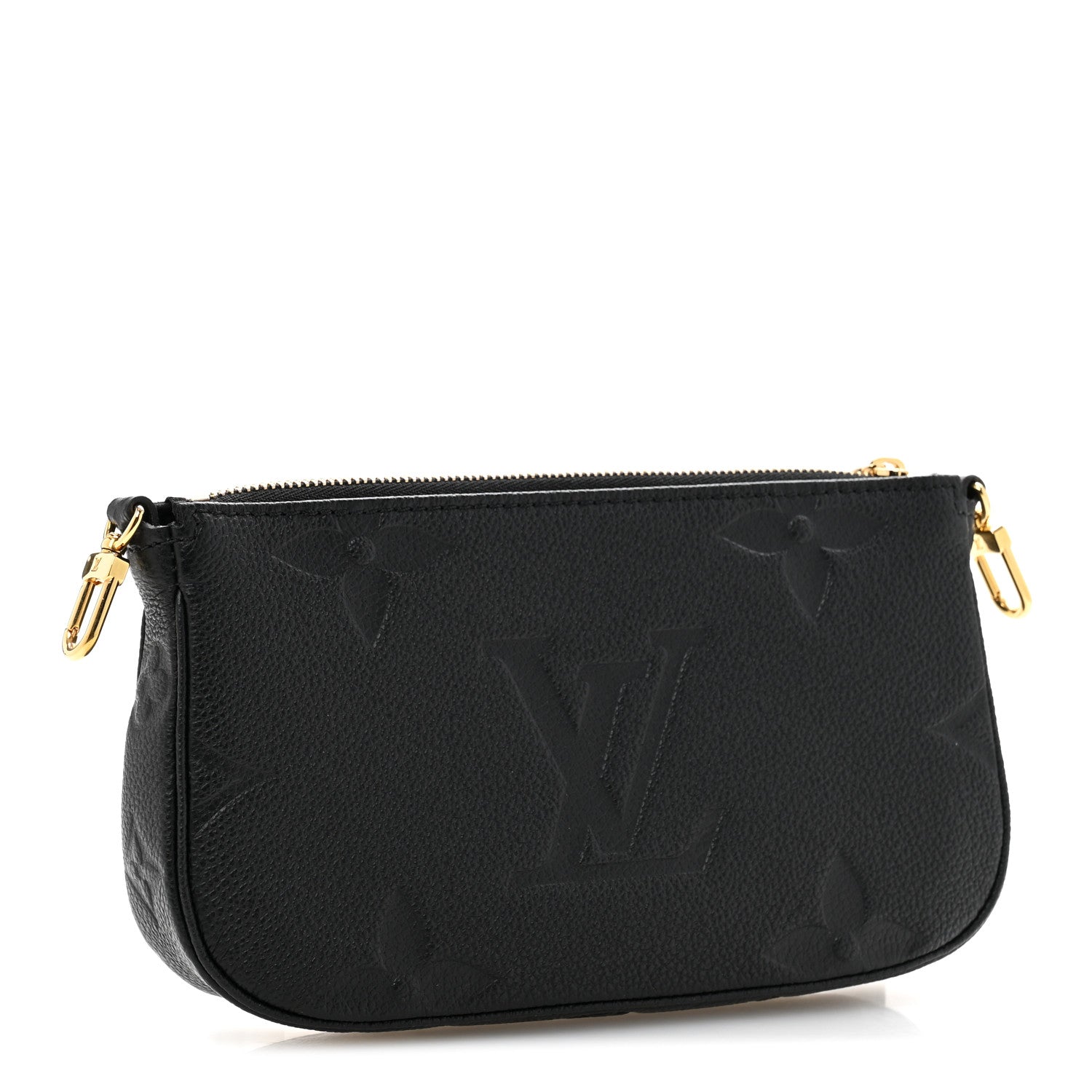 Louis Vuitton Empreinte Monogram Giant Multi Pochette Accessories Mini Pochette Black 3 of 7