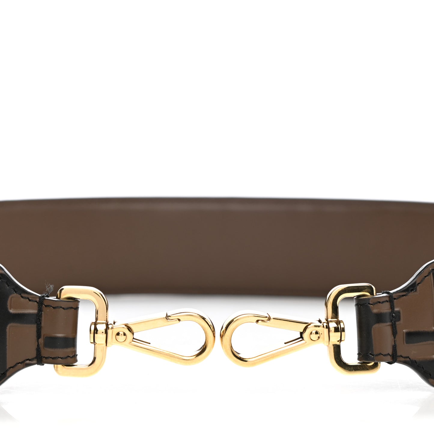 Vitello Century Bi-Color FF 1974 Embossed Strap You Maya Black