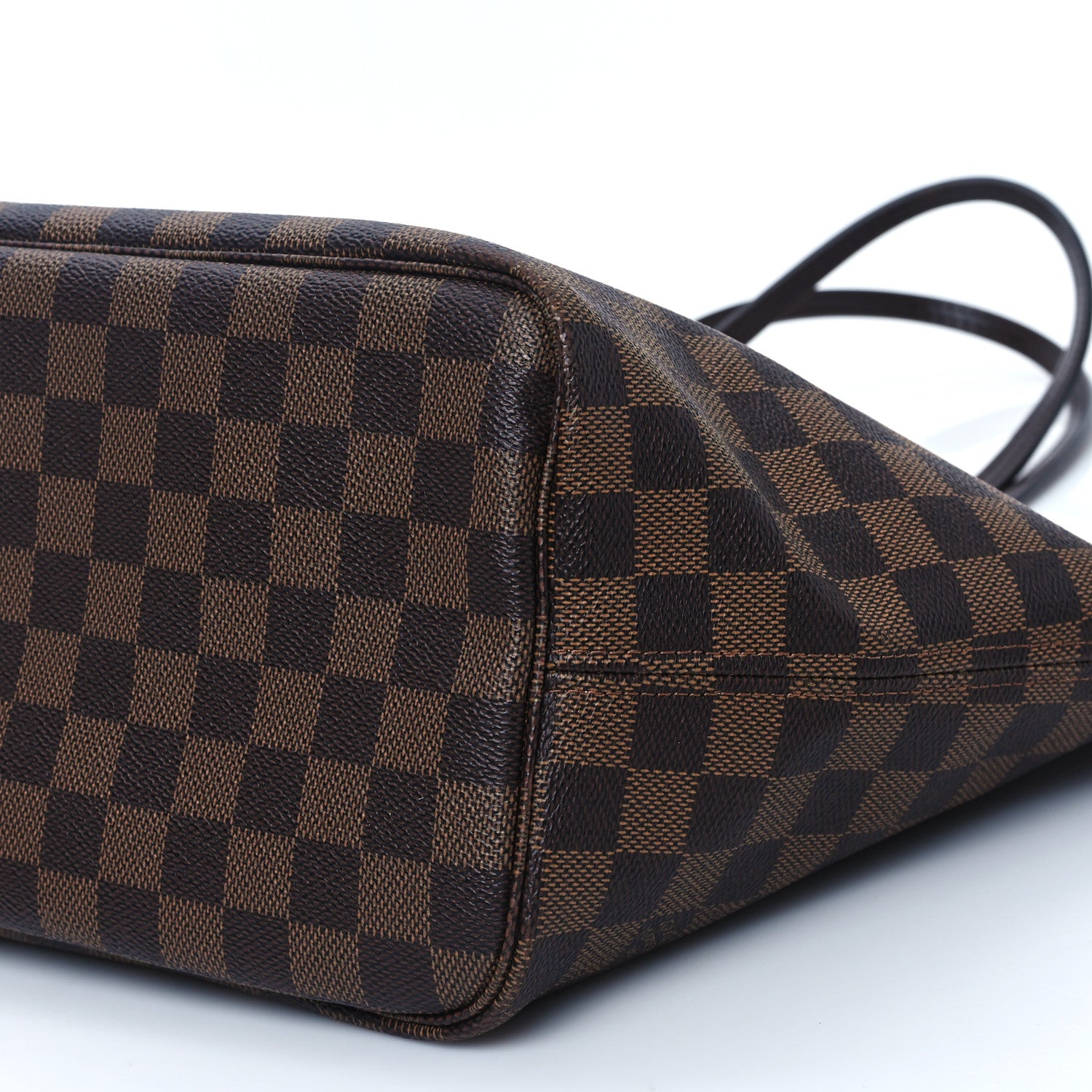 Louis Vuitton Damier Ebene Neo Neverfull MM Rose Ballerine 10 of 11