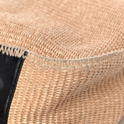 Saint Laurent Raffia Large Roady Natural Brown 9 of 18