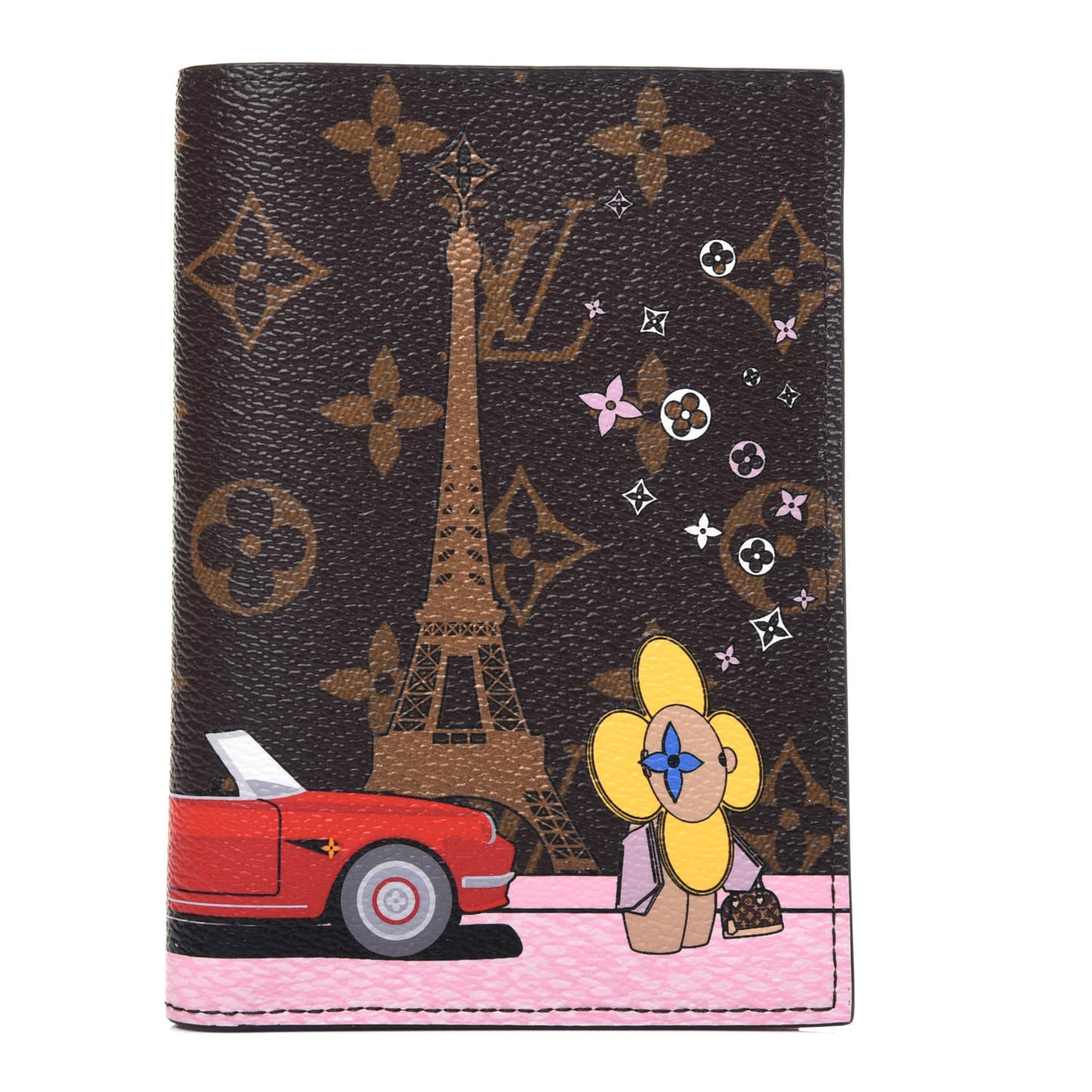 Monogram 2019 Christmas Animation Passport Cover Rouge