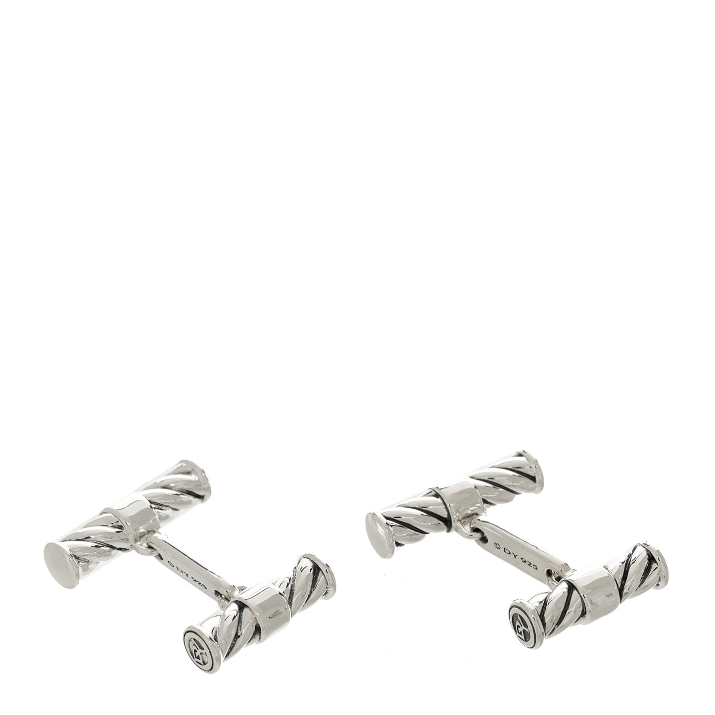 Sterling Silver Cable Classics Cufflinks