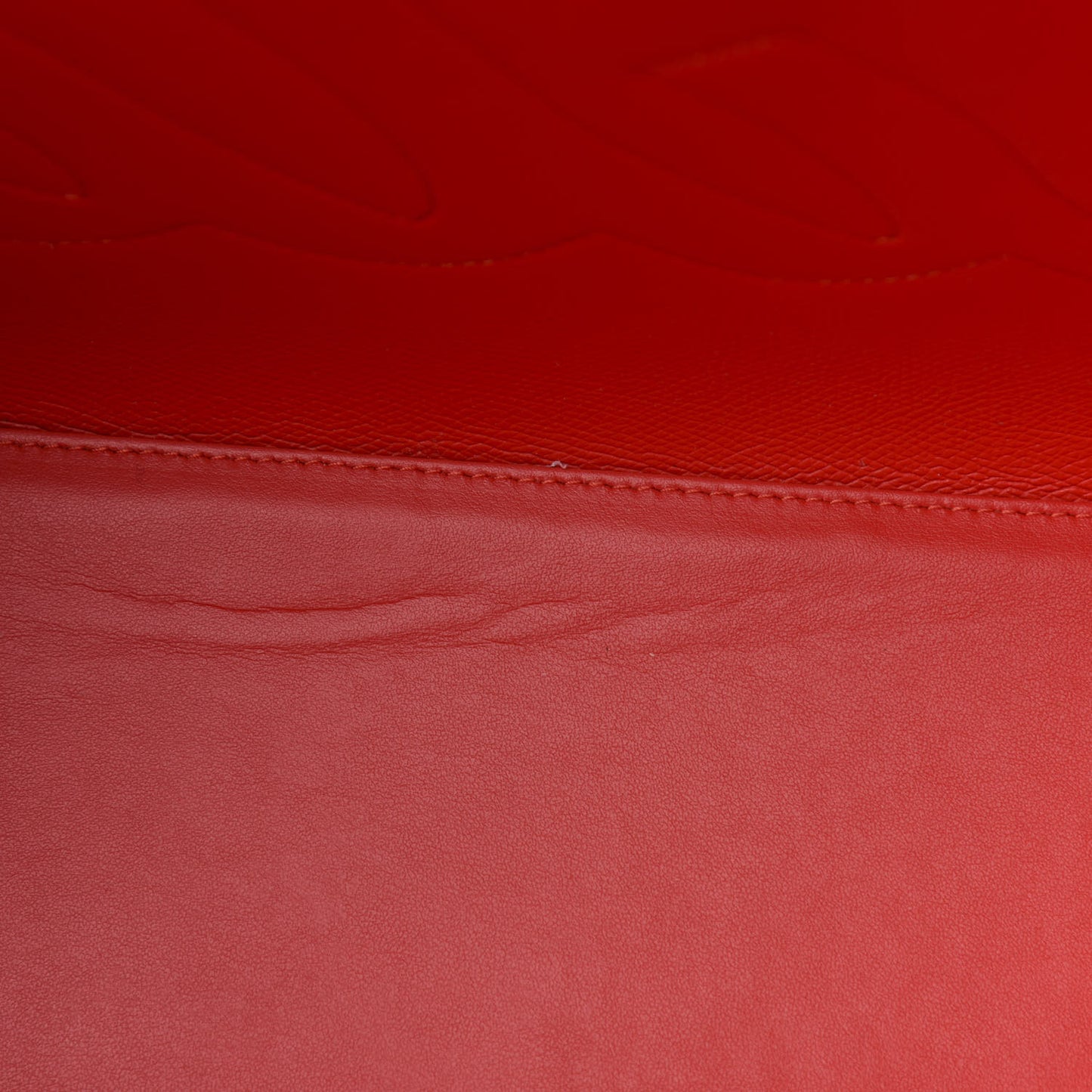 Calfskin Patent Logo Spikes East West Cabata Tote Red