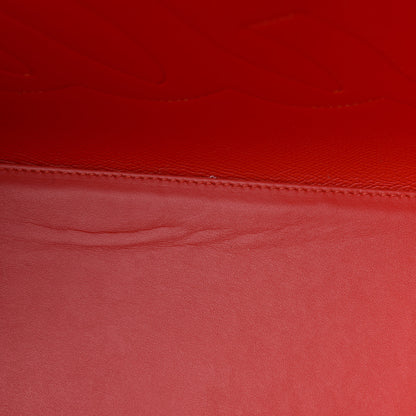 Christian Louboutin Calfskin Patent Logo Spikes East West Cabata Tote Red 9 of 14