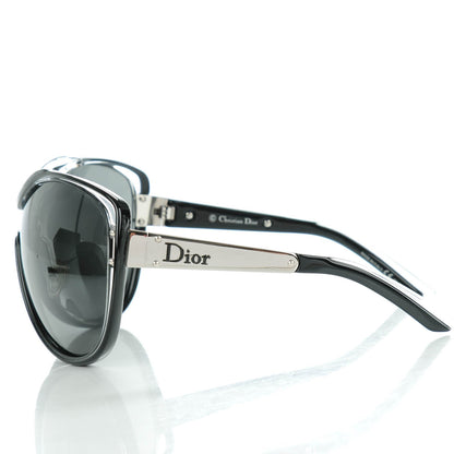 Christian Dior Striking Oversized Sunglasses Black 2 of 8