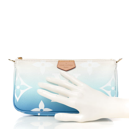 Louis Vuitton Monogram Giant By The Pool Multi Pochette Accessories Large Pochette Blue 2 of 9