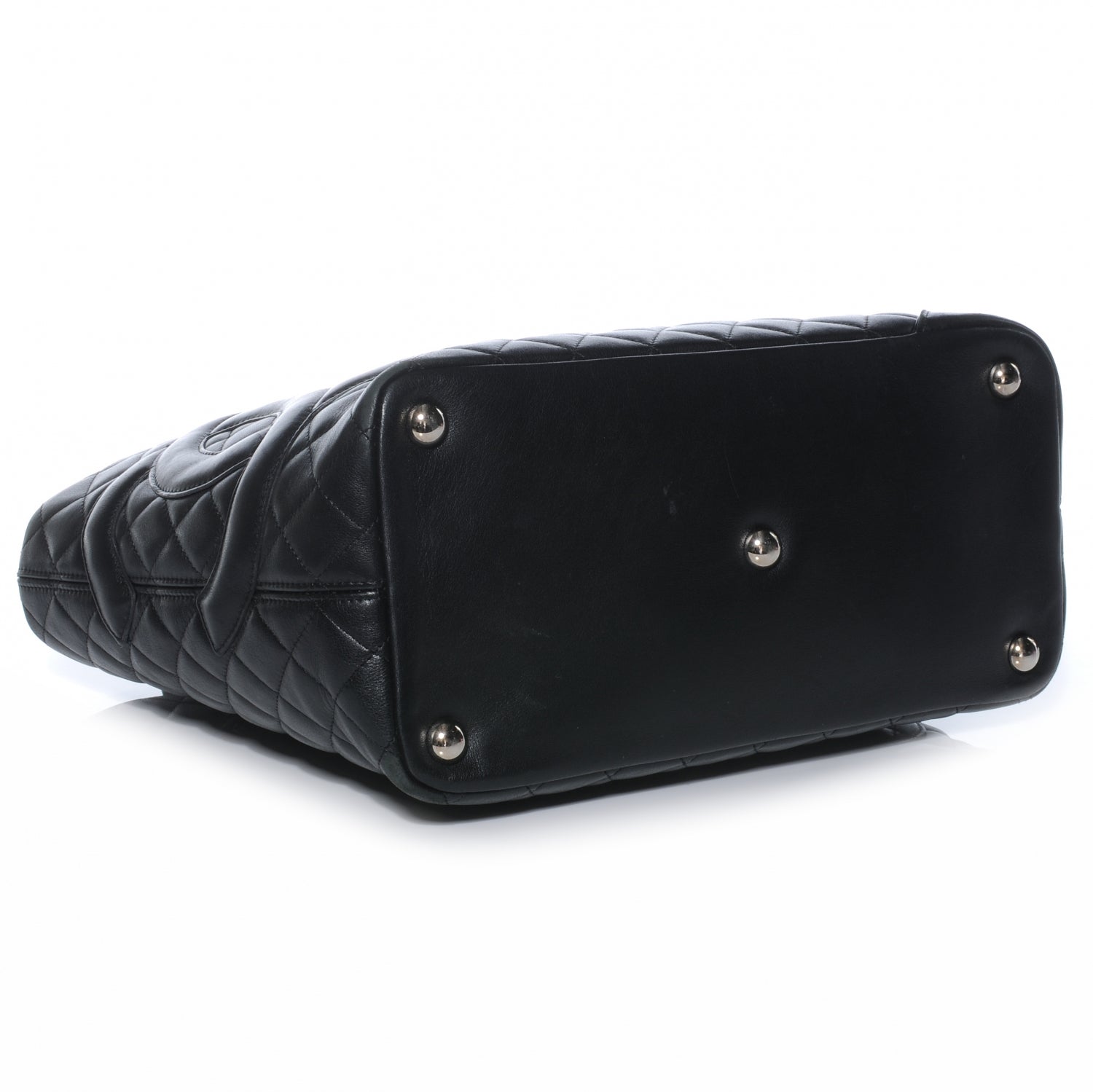 Chanel Calfskin Quilted Large Cambon Tote Black 4 of 8