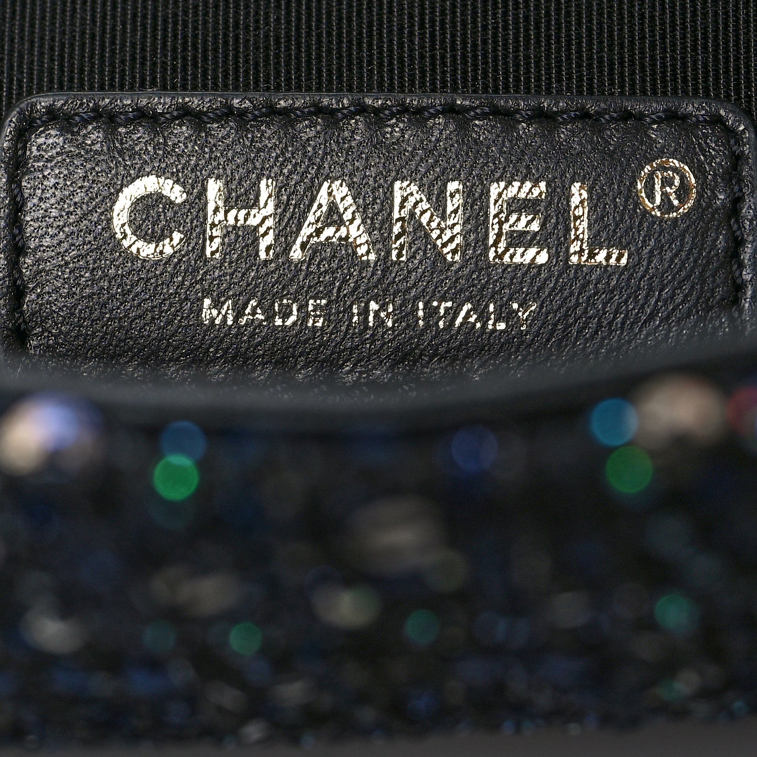 Chanel Tweed Medium Pearl Handle Flap Black Ecru 6 of 10