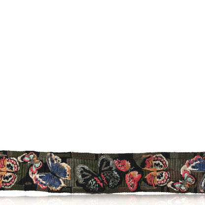 Valentino Garavani Canvas Camubutterfly Rockstud Guitar Strap Multicolor 4 of 5