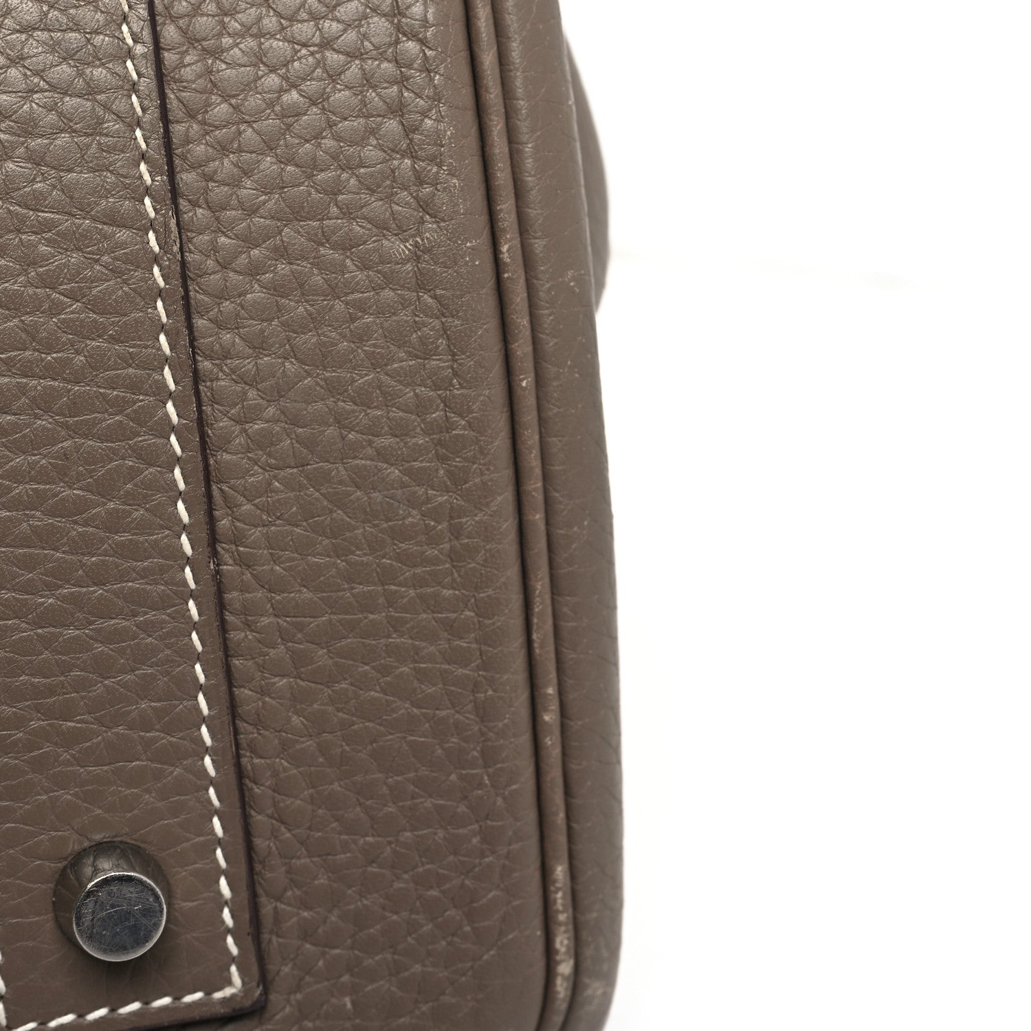 Hermes Taurillon Clemence JPG Birkin 42 Etoupe 17 of 20
