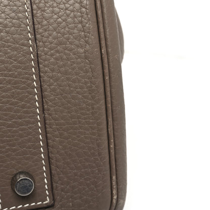 Hermes Taurillon Clemence JPG Birkin 42 Etoupe 17 of 20