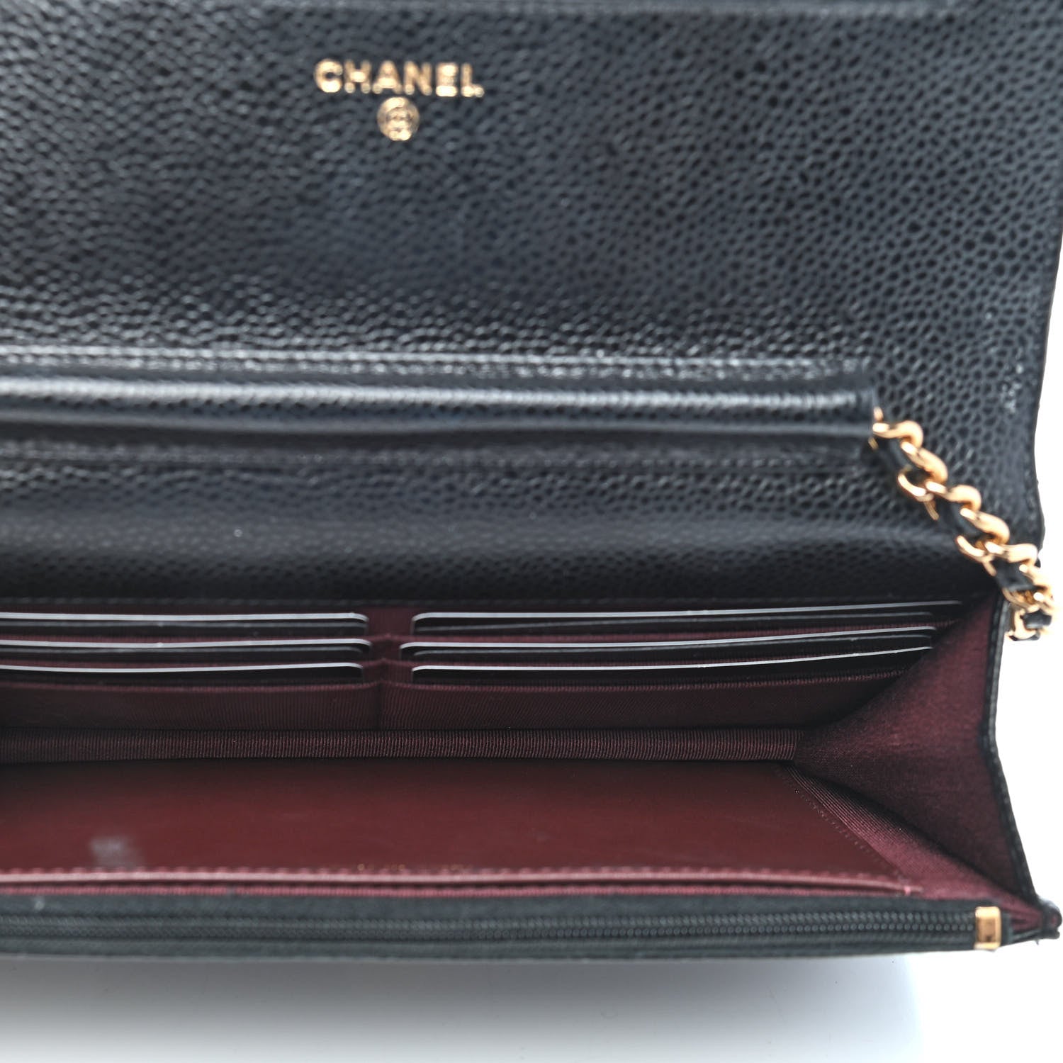 Chanel Caviar Quilted Wallet On Chain WOC Black 5 of 11