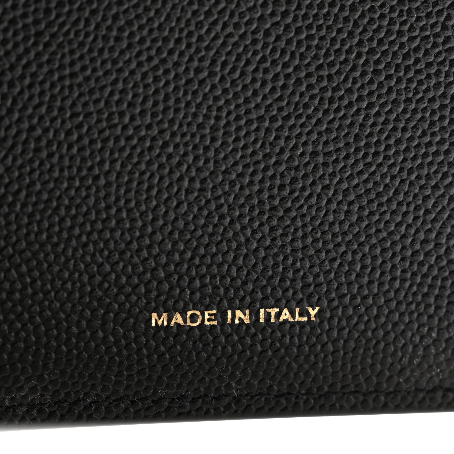 Saint Laurent Grain De Poudre Monogram Bi-Fold Wallet Black 7 of 10