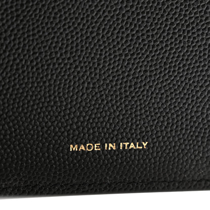 Saint Laurent Grain De Poudre Monogram Bi-Fold Wallet Black 7 of 10