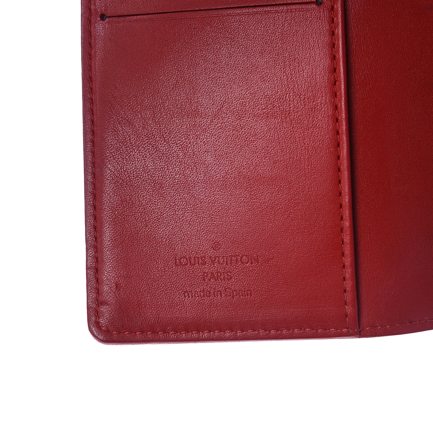 Vernis Small Ring Agenda Cover Red