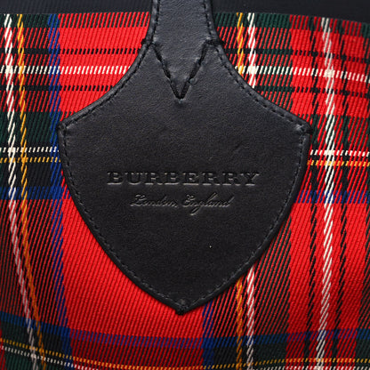Burberry Vintage Check Medium The Giant Reversible Tote Antique Yellow Bright Red 10 of 15
