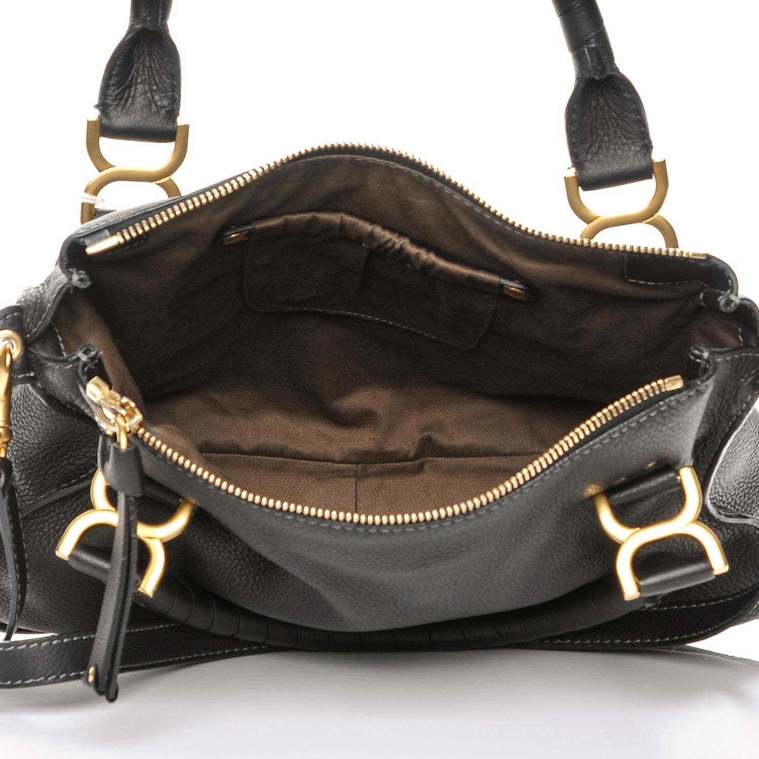 Chloe Calfskin Medium Marcie Satchel Black 5 of 5