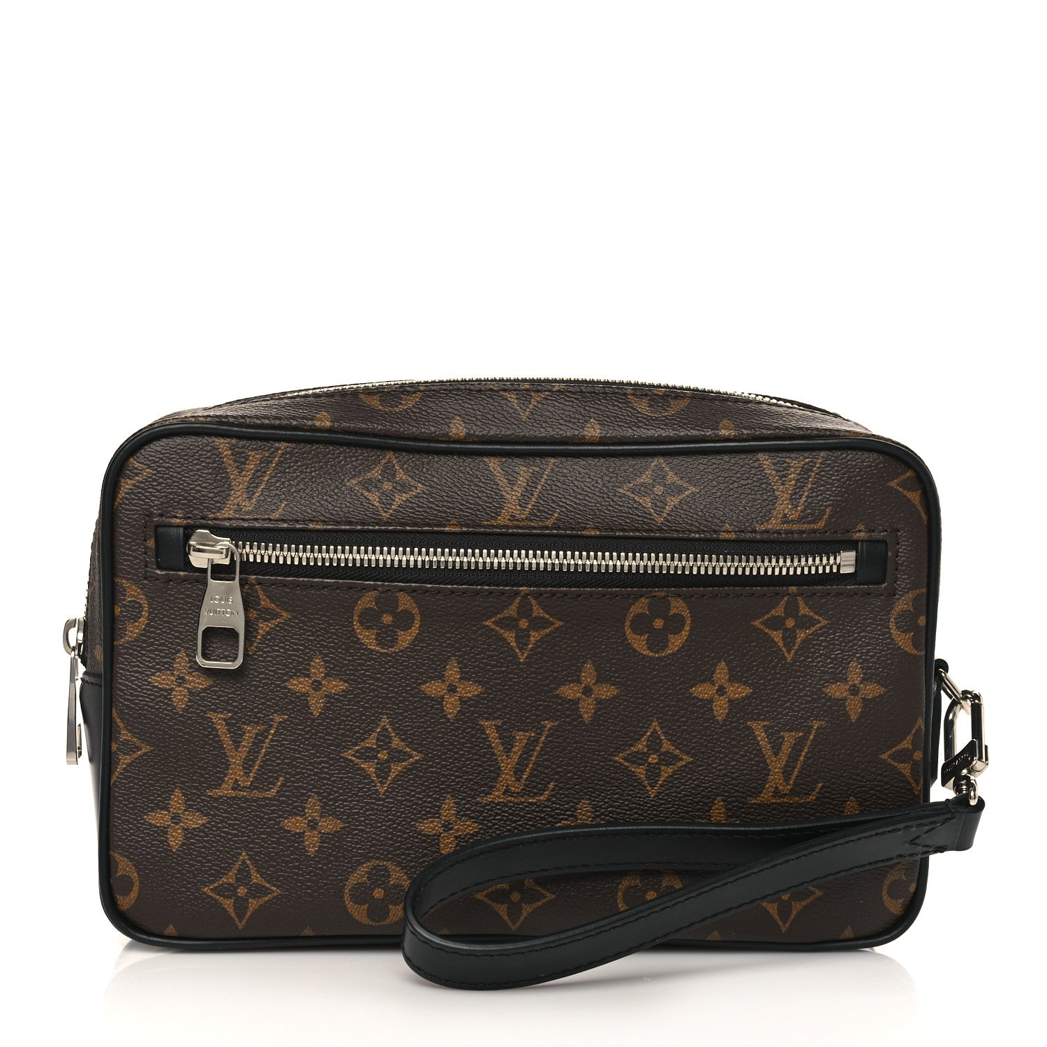 Louis Vuitton Monogram Macassar Kasai Clutch Black 1 of 6
