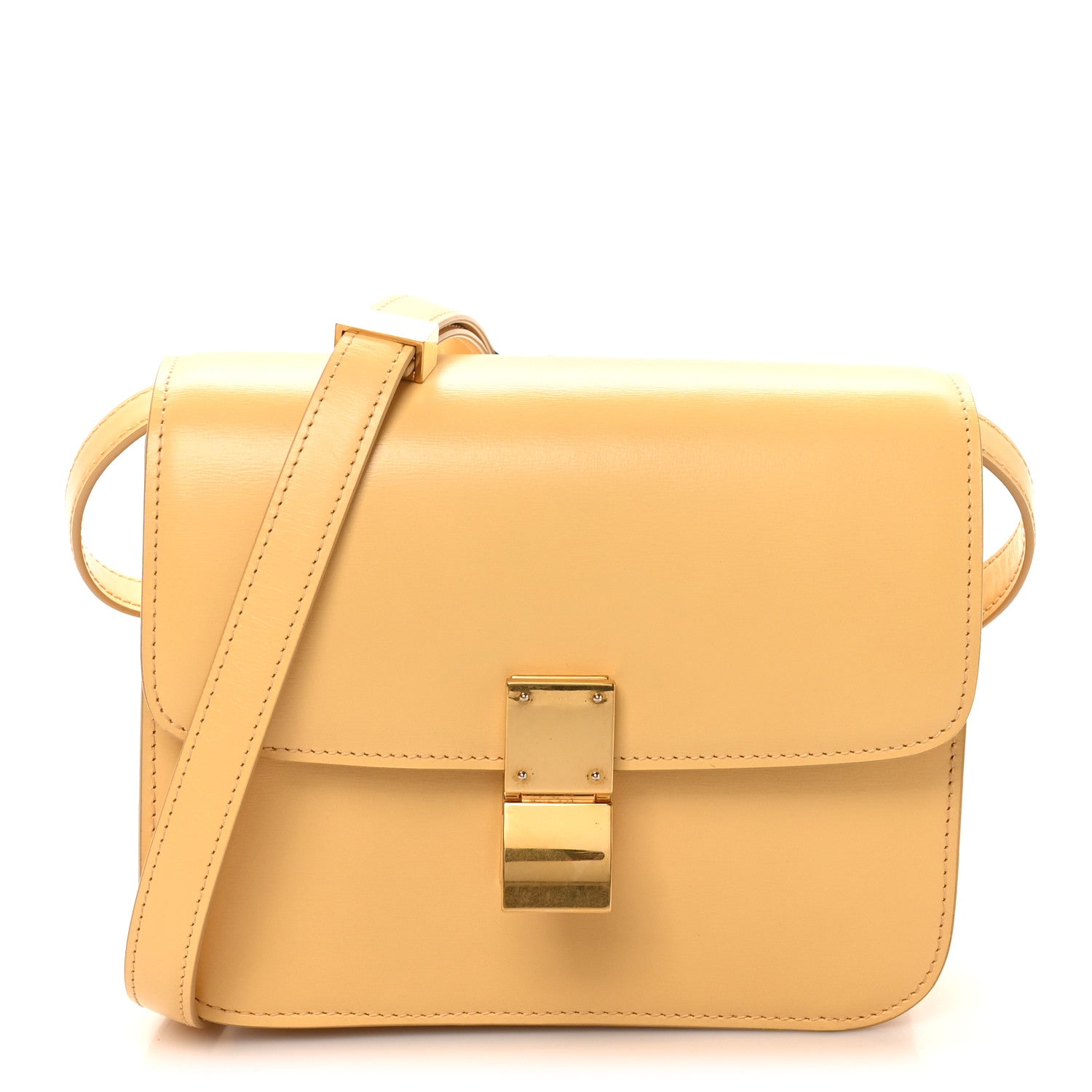 Celine Liege Calfskin Teen Classic Box Flap Bag Sand 1 of 8