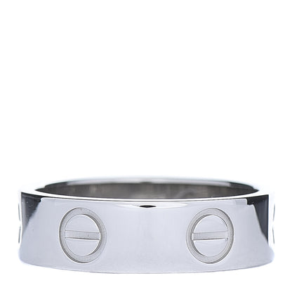 Cartier Platinum 5.5mm LOVE Ring 51 5.75 3 of 5