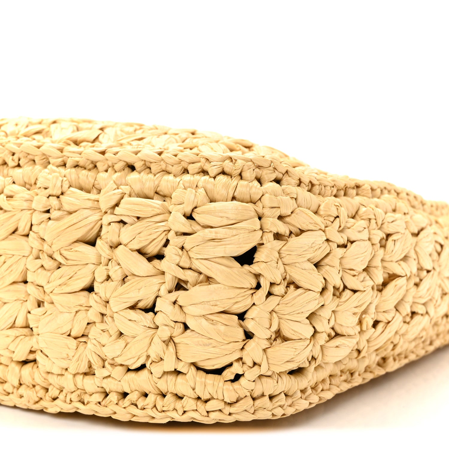 Dolce & Gabbana Raffia Crochet 3.5 Shoulder Bag Beige 16 of 17