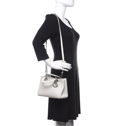 Christian Dior Bullcalf Mini Diorissimo Tote White 2 of 10
