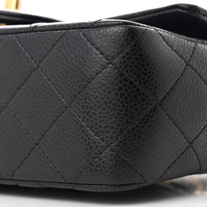 Chanel Caviar Quilted Mini Rectangular Flap Black 10 of 11