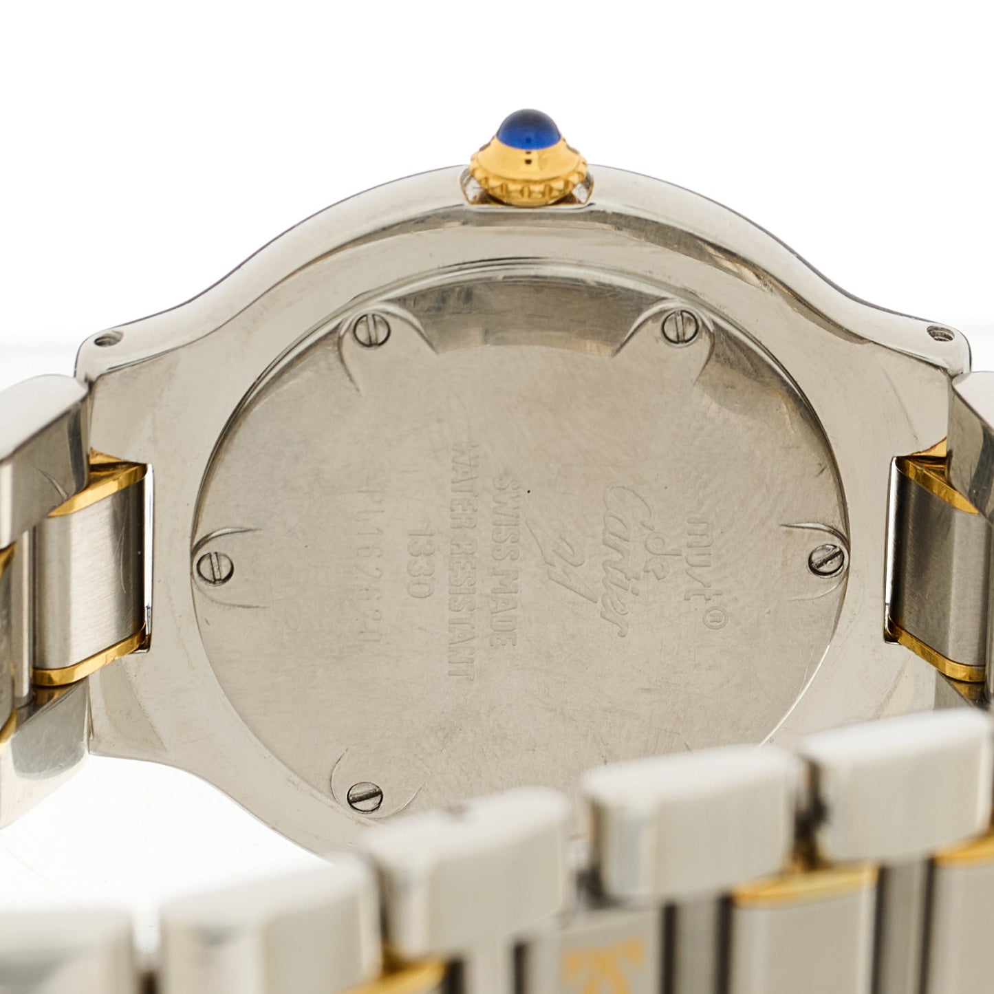 Stainless Steel 18K Yellow Gold 31mm Must De 21 Quartz Watch