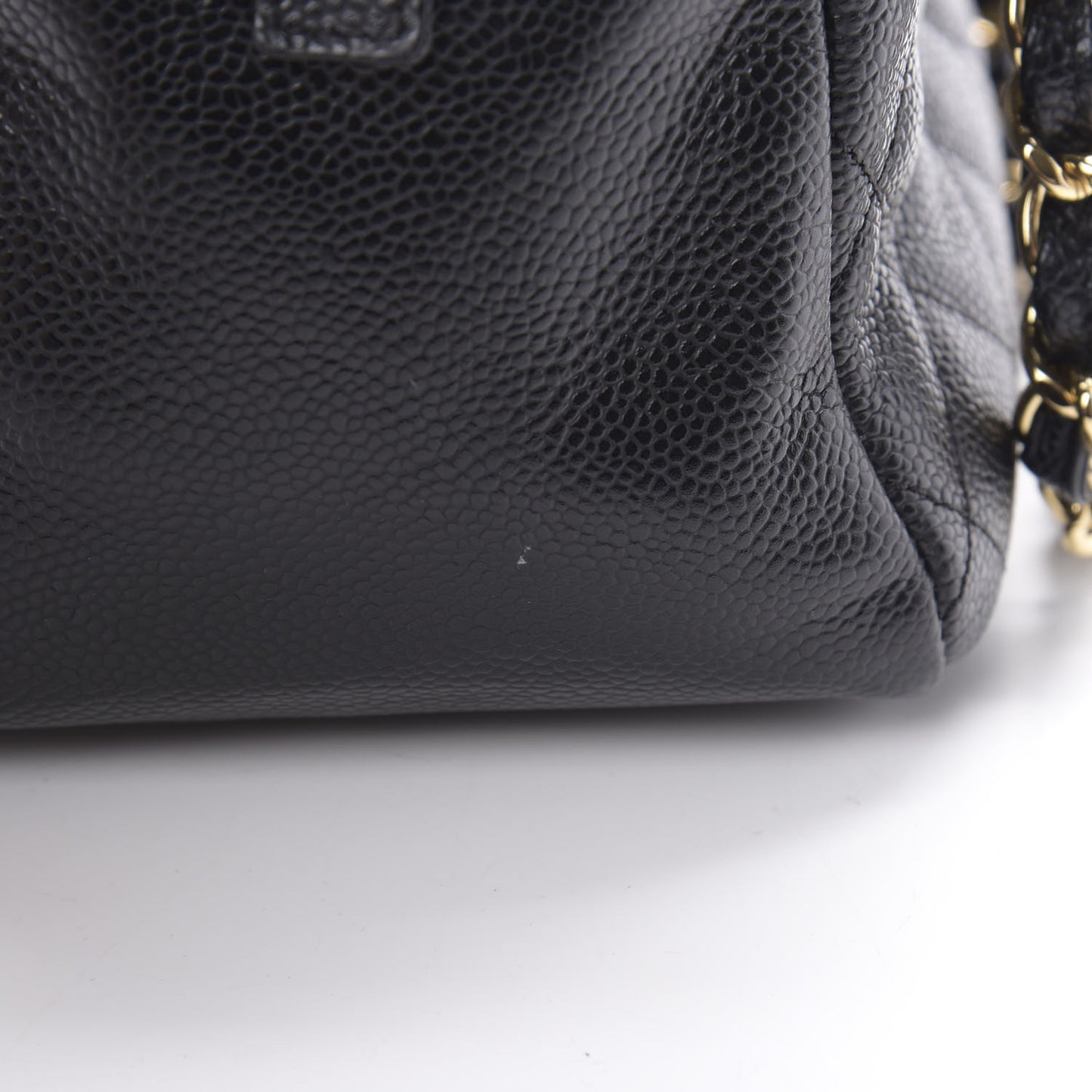 Caviar Quilted Petit Timeless Tote PTT Black