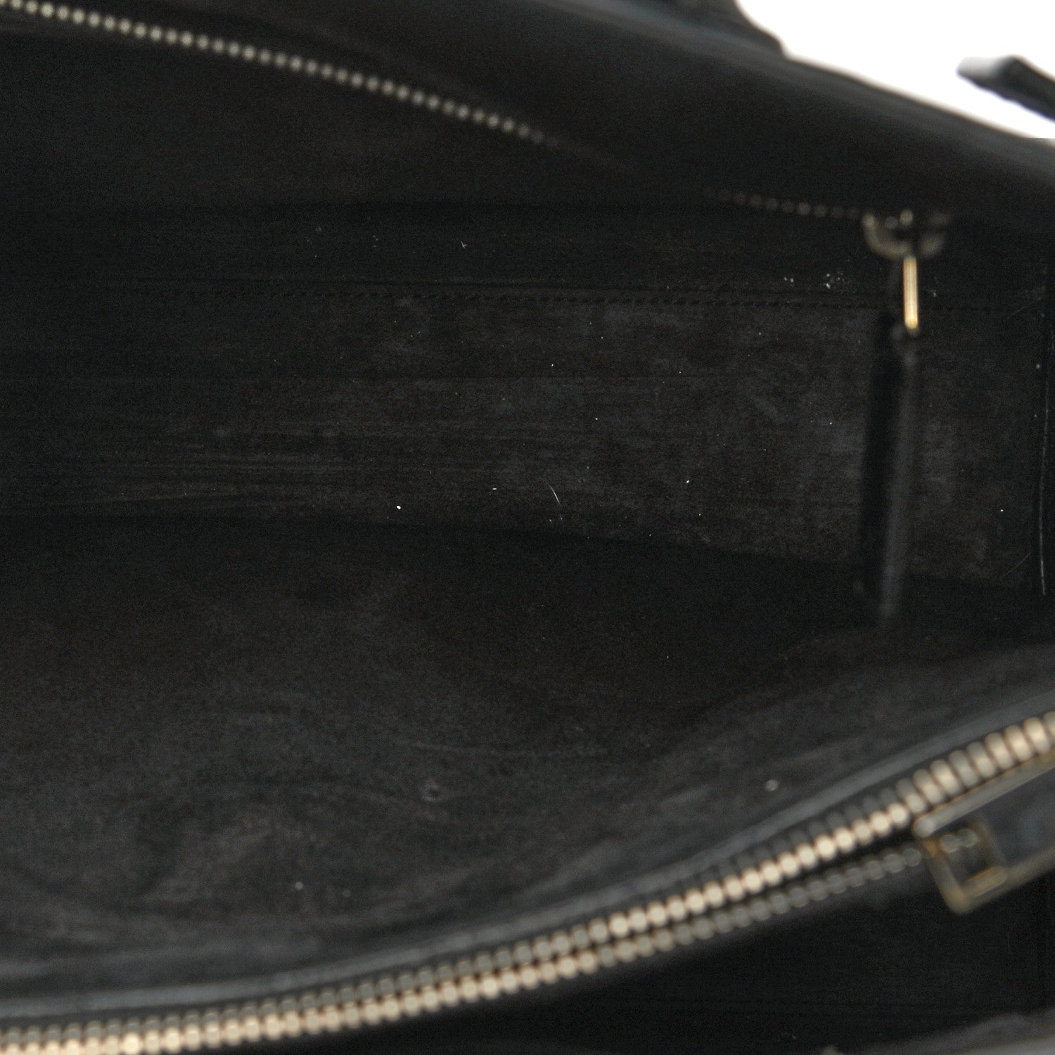 Saint Laurent Calfskin Crocodile Embossed Large Sac De Jour Carryall Black 16 of 25