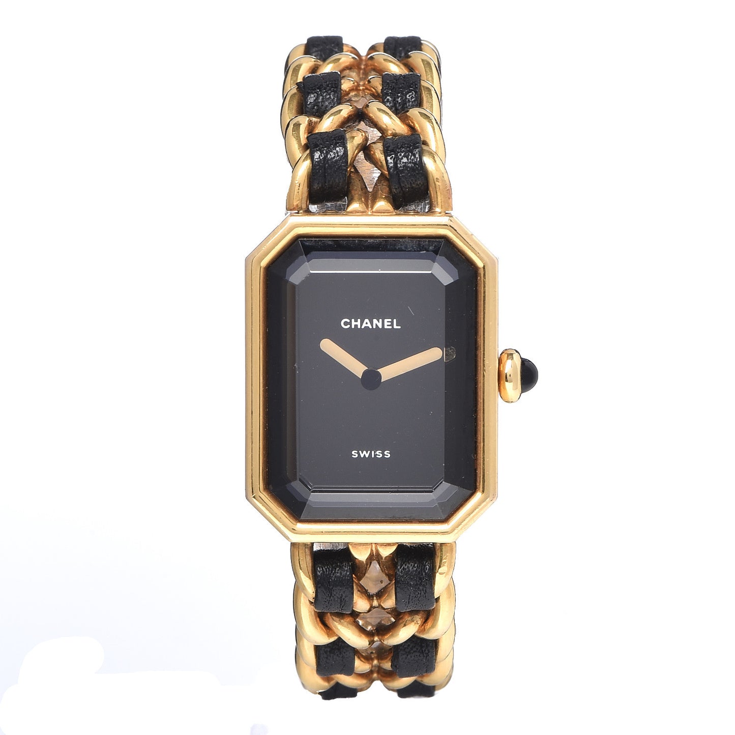 Stainless Steel Lambskin 20mm Chain Premiere Quartz Watch Gold M