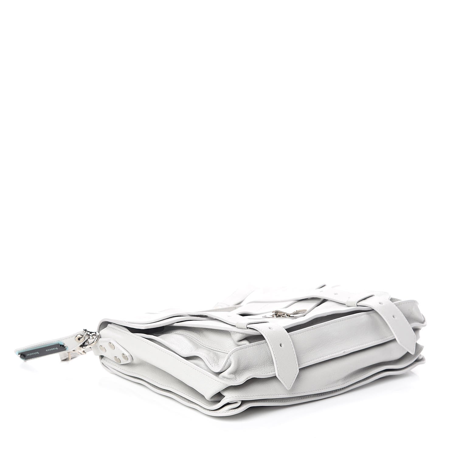 Proenza Schouler Lambskin Medium PS1 Satchel Pale Steel 4 of 8