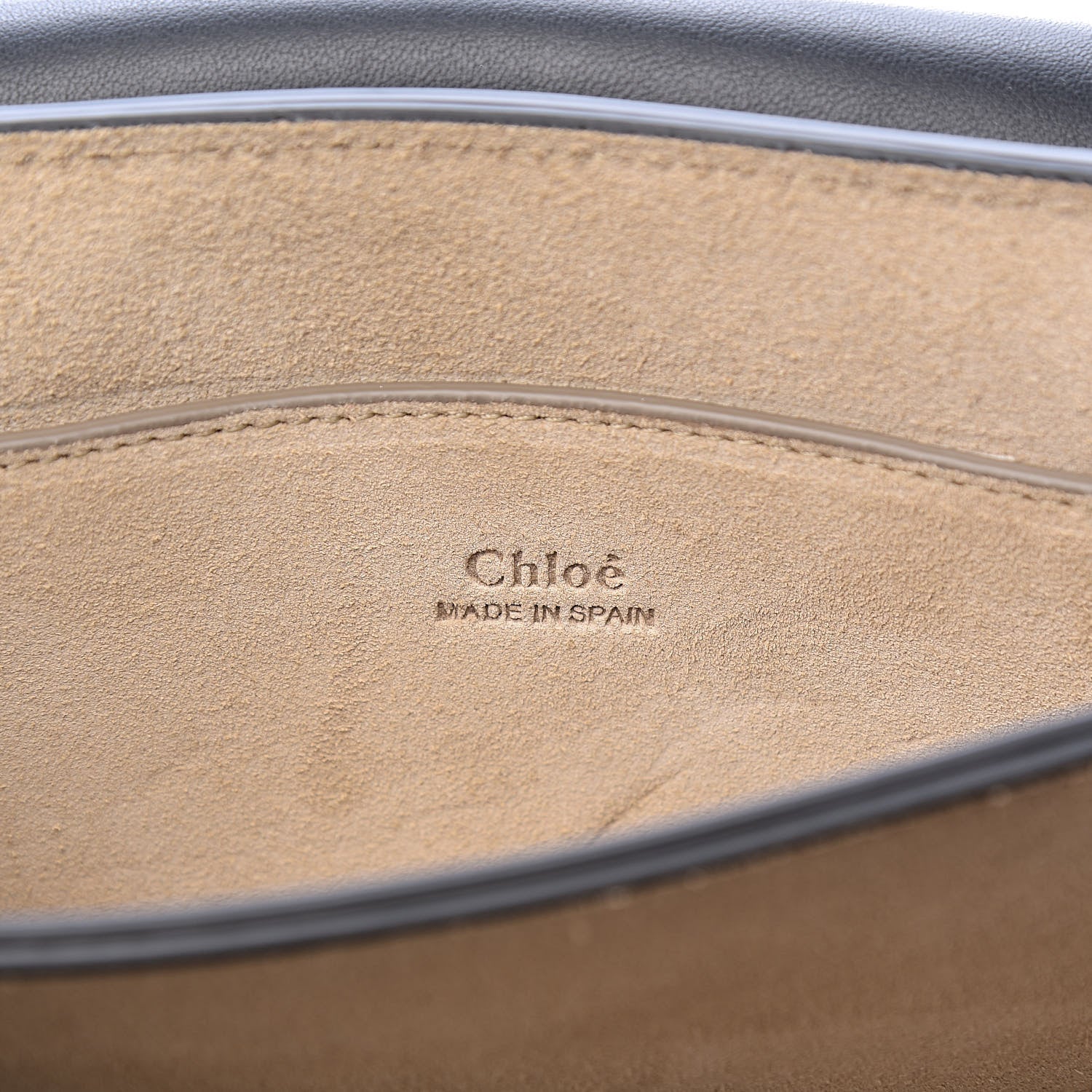 Chloe Suede Calfskin Small Faye Shoulder Bag Black 7 of 12