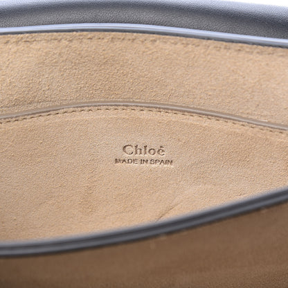 Chloe Suede Calfskin Small Faye Shoulder Bag Black 7 of 12
