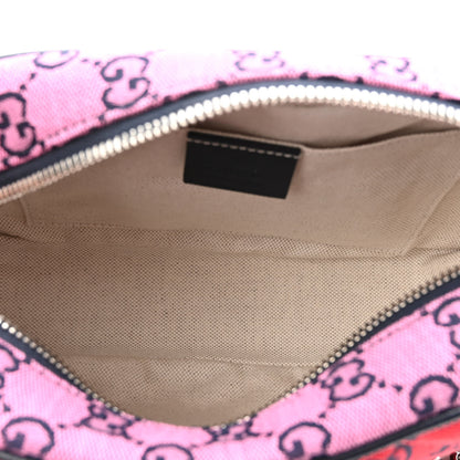 Gucci Monogram Multicolor Matelasse Diagonal Small GG Marmont Chain Shoulder Bag Red Blue Yellow Green Pink 5 of 10