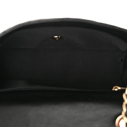Chanel Crumpled Calfskin Medium Chain All Over Flap Black 5 of 11