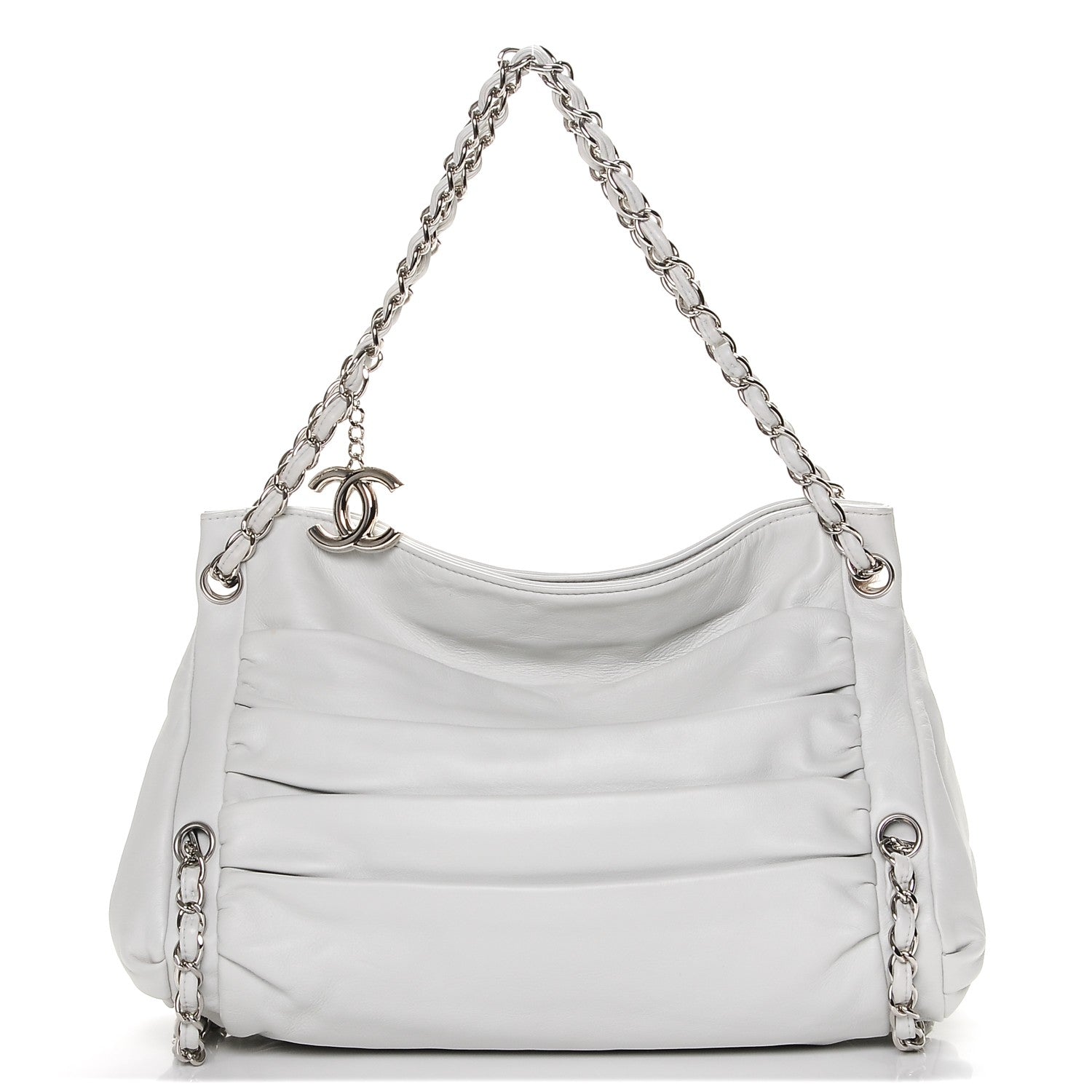 Chanel Lambskin Large Sharpei Bag White 1 of 7