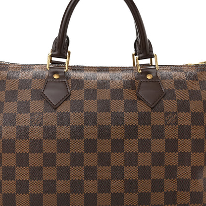 Louis Vuitton Damier Ebene Speedy 30 8 of 16