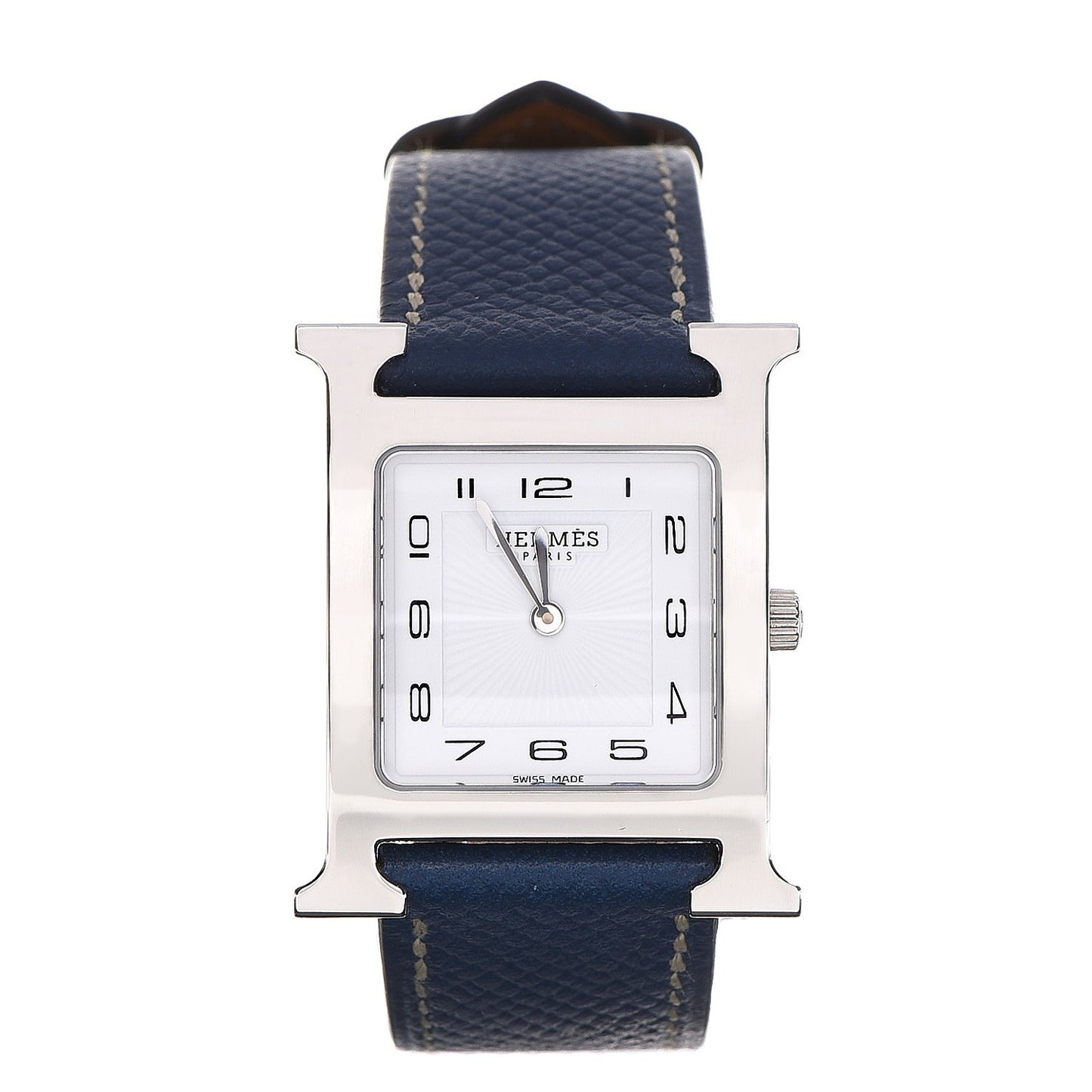 Stainless Steel Epsom 26mm Heure H Hour Quartz Watch Malta