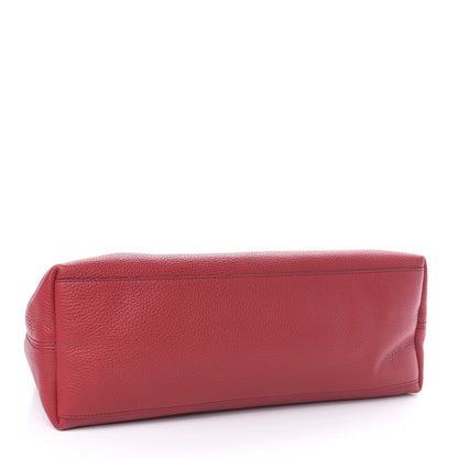 Gucci Pebbled Calfskin Medium Soho Chain Shoulder Bag Tabasco Red 4 of 10