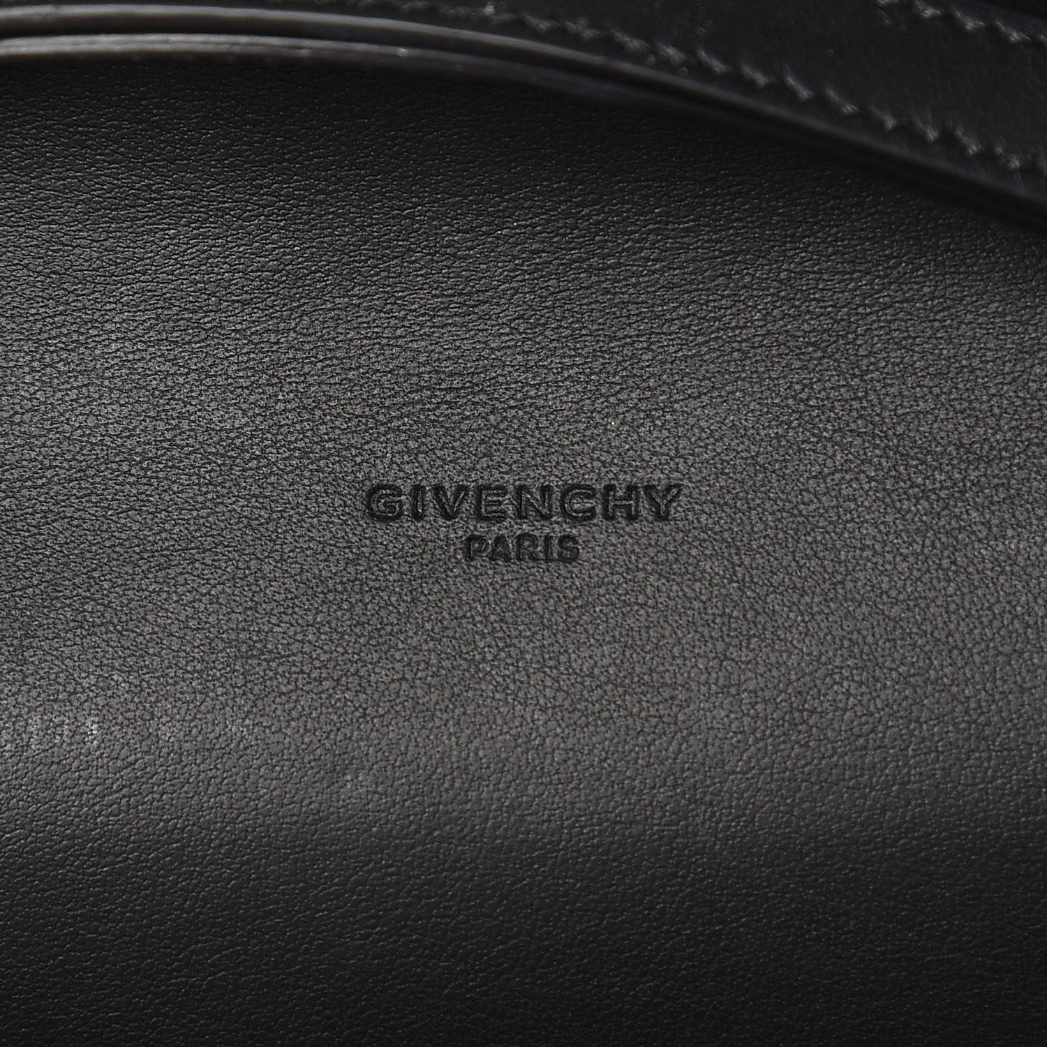 Givenchy Calfskin Logo Debossed Crossbody Black 7 of 7